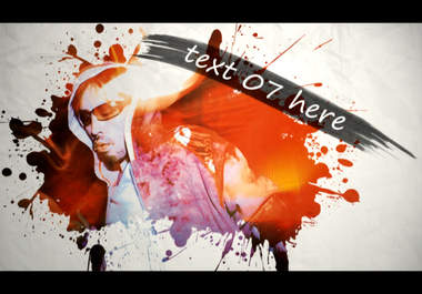 edit this paint drop SLIDESHOW animation video showcasing your 10 images big1