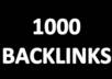get 1000 BACKLINKS to your Site, Blog Backlinks + Free Backlinks as a Bonus small1