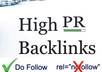 get any url you give me 1000+ Do follow HIGH Pr Seo powered backlinks