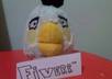 put your message or company name in front of the white bird from Angry Birds
