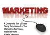 send you a complete set of MARKETING services sample sales letter copy templates for your website