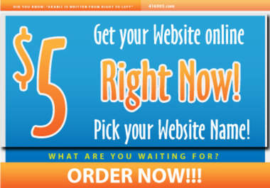 host your website plus you can pick your own website name big1