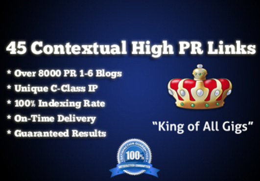 boost your ranking with 30 High pr 1 to 5 Contextual backlinks to your website big1