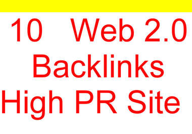 do website backlink, 10 high pr web 2,0 BACKLINKS big1