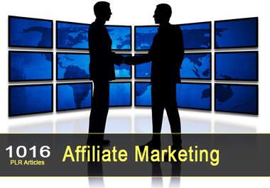 give you 1016 PLR Articles on Affiliate Marketing big1