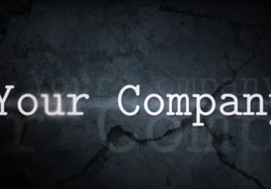 make a Video intro Concrete 360p with your own text big1