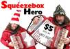 sing and Squeeze out of my Accordion some festive and FUN Christmas, Hanukkah, or other Holiday songs in my goofy Xmas outfit