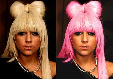change your hair and eyes colour or make any other change you wish, or edit your three photos big1