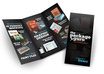 create a 3d graphic of your trifold brochure for your website