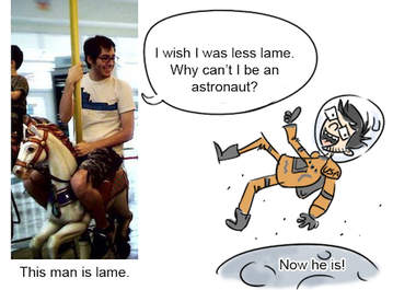 draw a FUNNY cartoon of you as anything big1