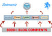 create powerfull link PYRAMID with 15 web 2 high authority blogs and then create 8000 backlinks to them