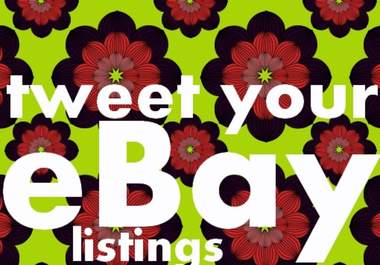 tweet your eBay listings for 24 hours to 24,000+ followers big1