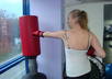 take high resolution picture of me in The fitness club promoting your website,text or everything you like
