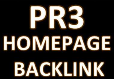 give you PR3 PERMANENT Backlink Plus+ 1000 Backlinks as Free Bonus big1