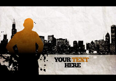 edit this SKYLINE Text People video promo and put your company name or text big1