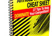 send Article Writers Cheat Sheet