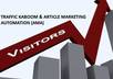 insert Into Traffic Kaboom And Article Marketing Automation AMA 1 Spun Article You Send Me