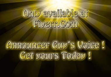 announce with my radio guys voice whatever you want big1