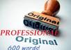 write 2 articles, each 300 words big, great quality and original