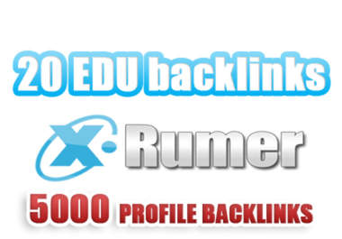 create 20 edu backlinks pyramid and second layer of 5000 profile backlinks big1