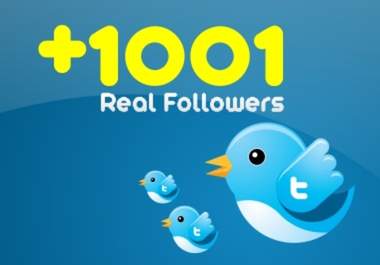 add 1001+ real followers to your twitter account big1