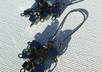 create hematite cube dangle earrings