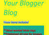 setup OnPage SEO to your blogger blog within 24hrs