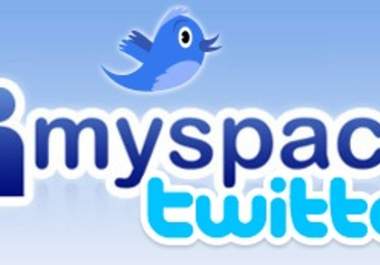 tweet your music, video or website to over 150k twitter plus 45k myspace followers 2 times big1