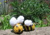 hand knit you a woolly toy bumble bee