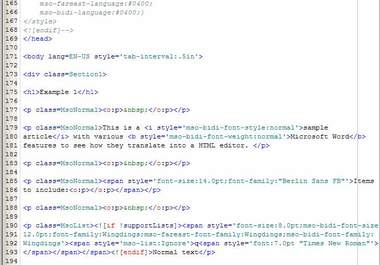 convert your word document to clean HTML big1