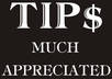 gladly accept your tip for my work small1