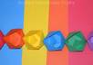make 20 rainbow origami candy holder,Children Birthday Party Decoration