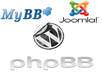 install joomla,wordpress,myBB,phpBB or any kind of scripts you want