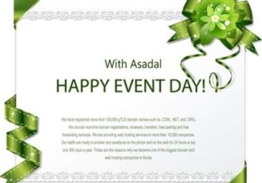 create 2 different amazing wedding invitations for your personal use big1