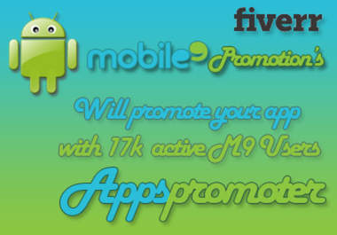 featured your android app for one day on mobile 9 official app with 17k online active users big1