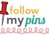 follow you on pinterest and pin 35 of your items to my boards