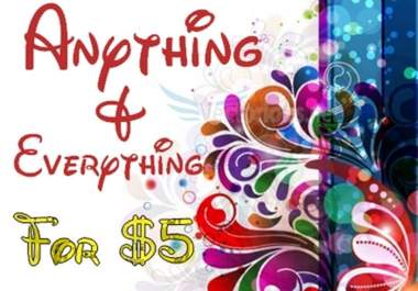 design anything and everything just big1