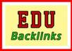 get 400+ backlinks on EDU plus 1000  on Com Domains For your website, these backlinks will give boost to your serach engine ranking