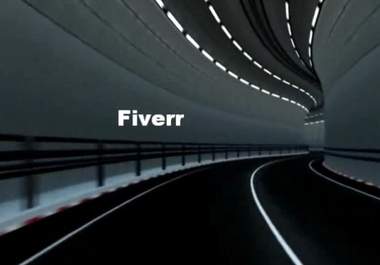 create a intro or pitch video of a traffic tunnel with music for your business big1