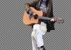 remove your graphic background or change the colour