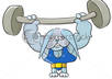 send you video that funny weight lifter will promote your massage small1