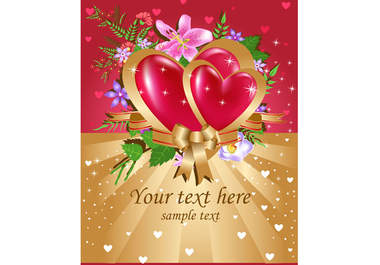 create Lovely And Cute Valentine Card big1