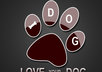 sell Love Your Dog logo design, cutom title