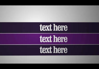 create this AWESOME 3d text video big1