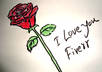 draw and color up a rose and write your Mothers Day message small1