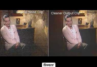 make video clear by reduce visible noise grain in video footage produced by digital video cameras camcorders TV tuners digitizers of film big1