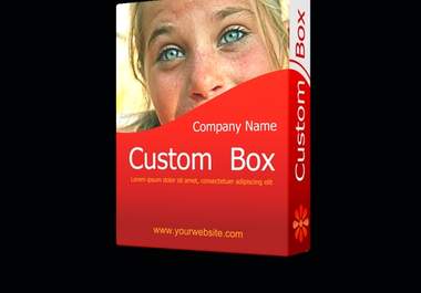 render your image,logo and text into a stunning 3D high resolution box,book,cd or dvd cover for business or fun use big1