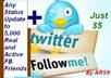 get you 8,000+ Real Twitter FOLLOWERS and Advertise Anything to 5,000 Active Fb Friends,No Admin Access small1