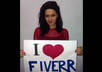 write a fan sign with anything you want and take a picture holding it small1