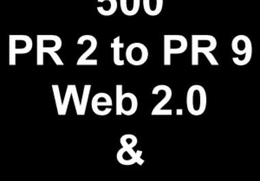 make 500 high pr web 2 and profile backlinks big1